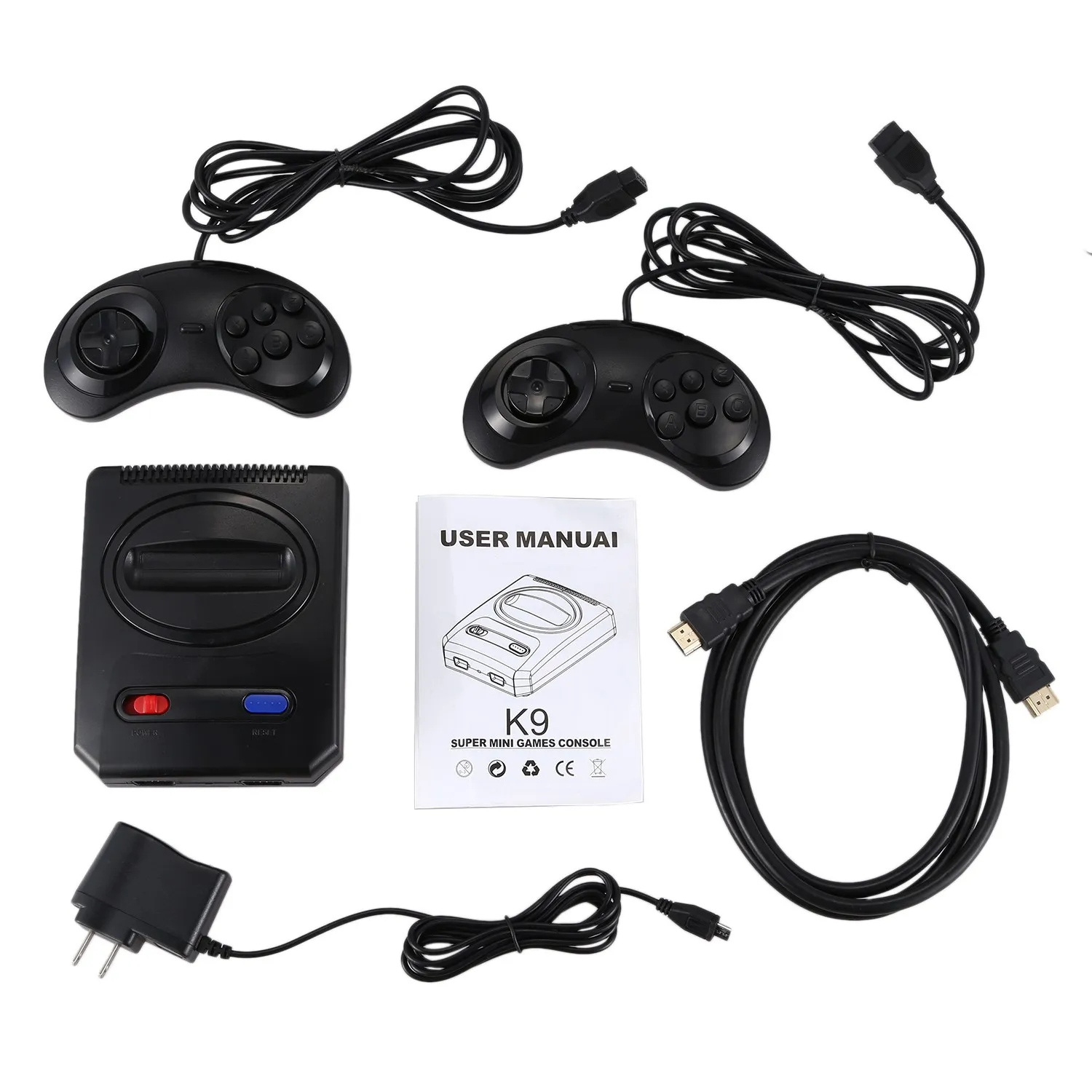 Powkiddy Hd Hdmi 16 бит Ретро Классическая консольная Видеоигра для sega консоли Pal/Ntsc
