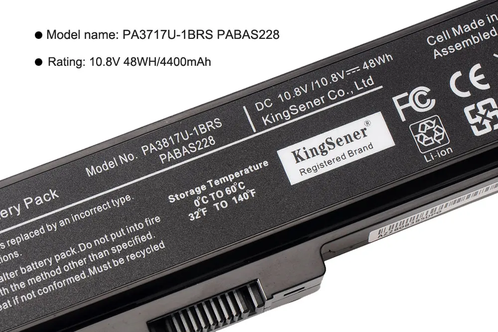KingSener PA3817U Laptop Battery For TOSHIBA L630 L650 L645 L655 L600 L700 L730 L735 L740 L745 L750 L755 PA3817U-1BRS PABAS228