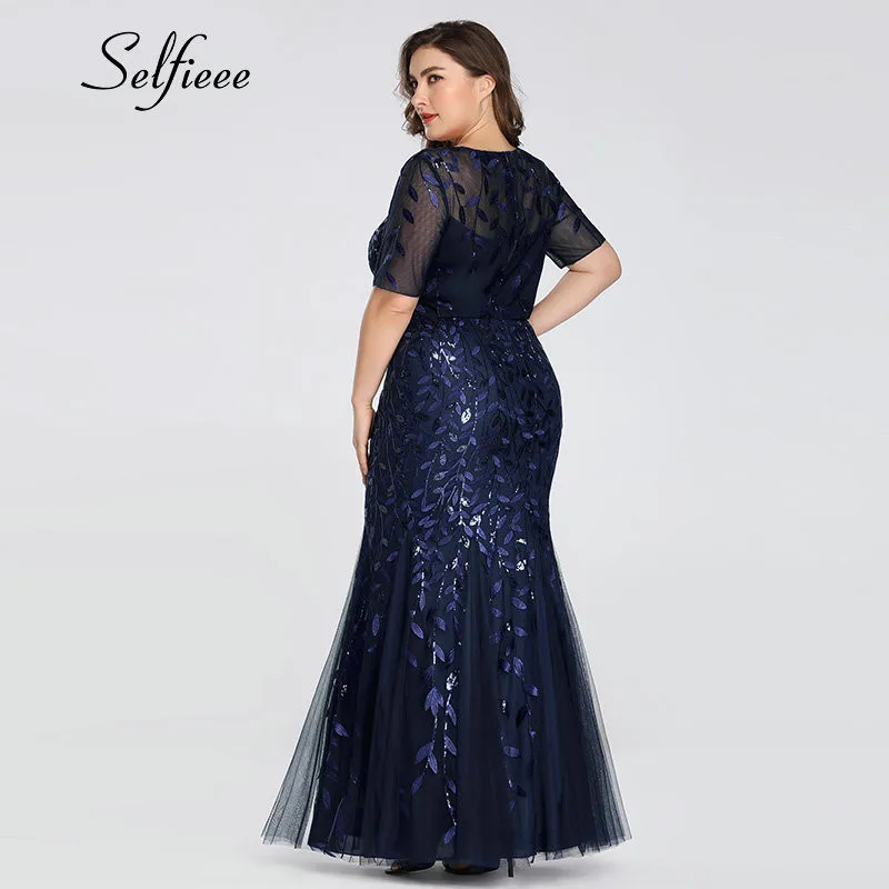 Robe Longue Elegant Mermaid O Neck Short Sleeve Summer Maxi Dress Bodycon Plus Size Dress Woman Party Night Robe Femme Vestidos Robe Longue Elegant Mermaid O Neck Short Sleeve Summer Maxi Dress Bodycon Plus Size Dress Woman Party Night Robe Femme Vestidos