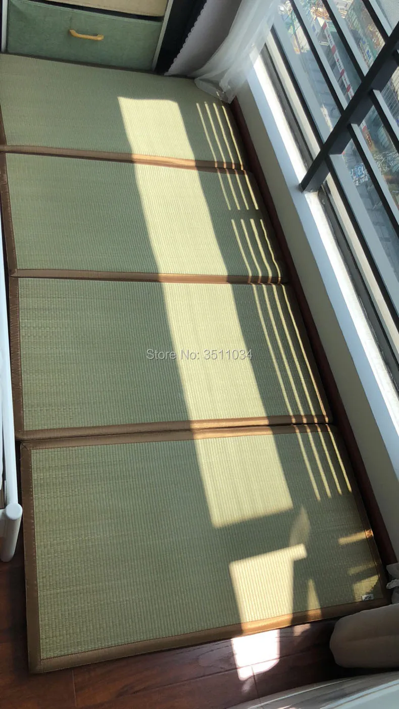 Складной 5 см соломенный татами коврик Прямоугольник Большой размер ковер дзюдо японский футон татами коврик складной соломенный пол коврик для сна