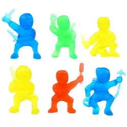 Детские мини милые куклы TPR мультфильм Экологичные пластиковые микс модели игрушки подарки