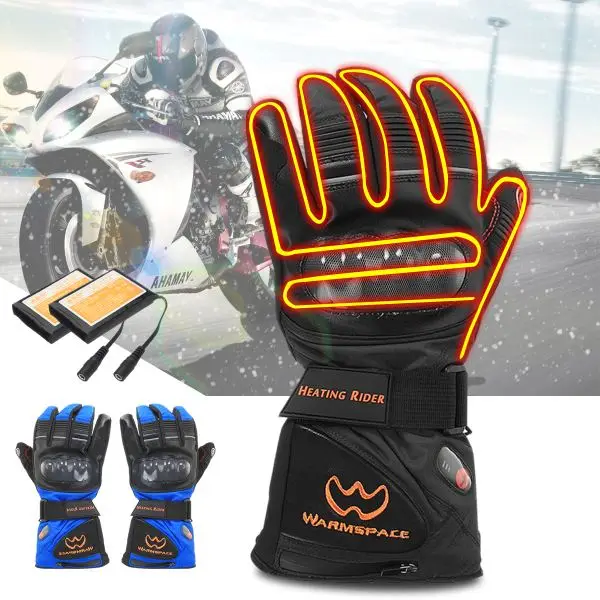 5600mah Rechargeable Electric Gloves Heated Li Battery Winter Gloves For Motorcycle Riding Snowboarding Skiing