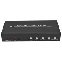 ALLOYSEED 1080 P HD Multi-Viewer PIP картинка в картинке HDMI сплиттер переключатель 2 в 1 выход HDMI коммутатор адаптер для ПК HDTV монитор