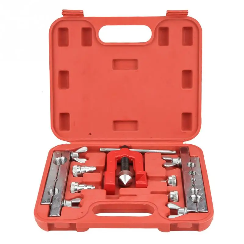

3-16mm Manual Pipe Flaring Expander Tool Copper Heads Tube Swaging Kit
