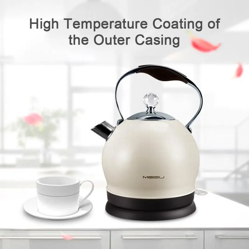 

Electric Water Kettle Small Household appliances 304 Stainless Steel Automatic Silent Cordless Tea Kettle with Auto Shut Off 2L