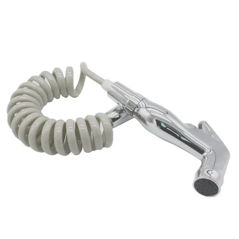 

ABS Plastic Women's Washing Nozzle Toilet Spray Gun PU Yellow Hose Cleaning Body Cleaner Home Bathroom Supplies