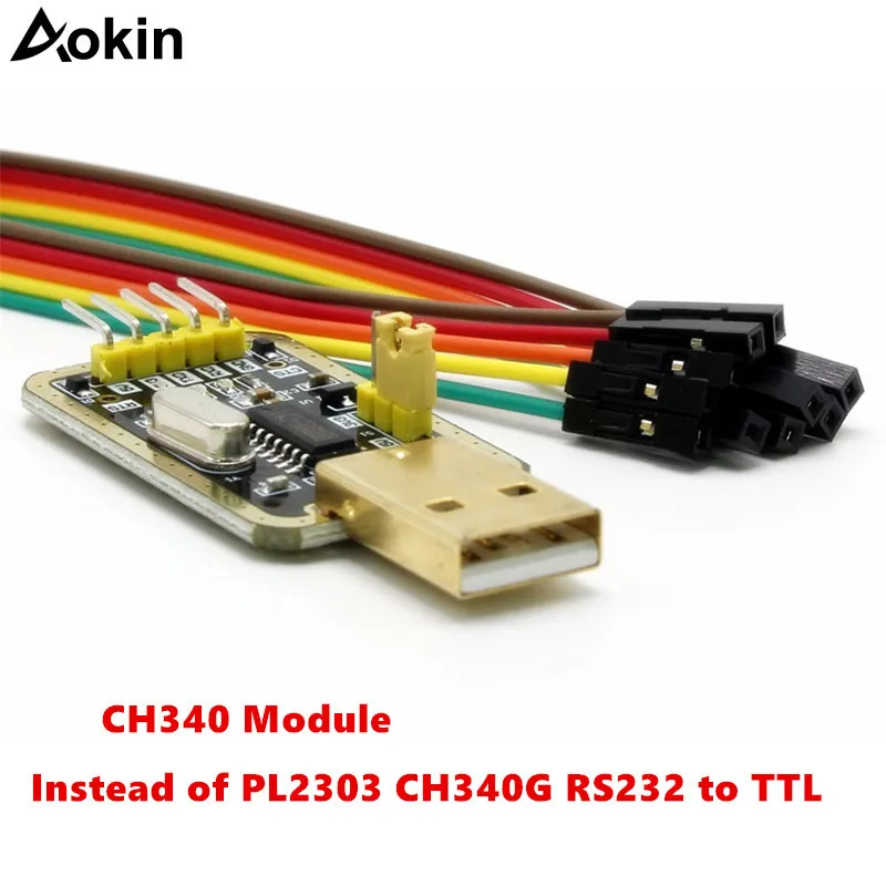 CH340 модуль вместо PL2303 CH340G RS232 к TTL обновления USB последовательному порту в девять