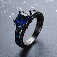 Bague en diamant multicolore 14K, saphir, Bizuteria, Etoile, obsidienne, diamant, jade, Rock, pour hommes et femmes