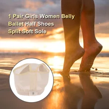 1 пара женских балетных шлепанцы для девочек с мягкой подошвой для танца лапы и ног