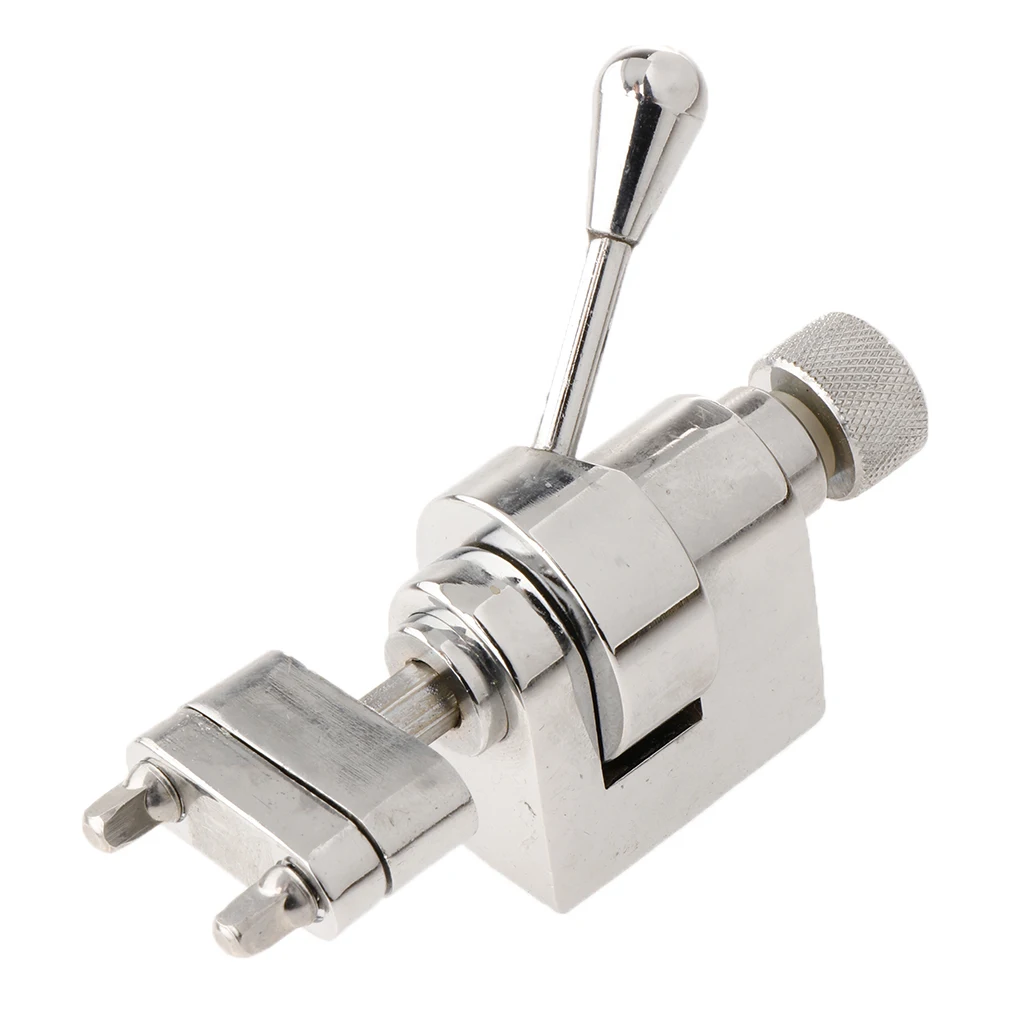 Tooyful Metal Snare Drum Throw Off Clamp Strainer Regulator with Mounting Screws Silver Drum Strainer for Drum-player drum percussion accessories drum accessories drum screws