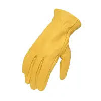 1 пара Винтаж кожа мотоциклетные велосипедные перчатки желтый Универсальный нескользящий скутер Работа Охота полный палец перчатки M L XL XXL