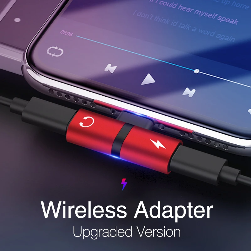 KISSCASE 2 in 1 Dual Ports Headphone Adapter For iPhone 7 8 plus X Splitter Converter Earphone Charger Audio Adapter Accessories KISSCASE 2 in 1 Dual Ports Headphone Adapter For iPhone 7 8 plus X Splitter Converter Earphone Charger Audio Adapter Accessories