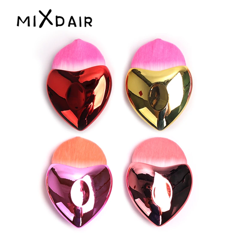 MIXDAIR 1 шт. переносная Кисть для макияжа лица в форме сердца кисть румян