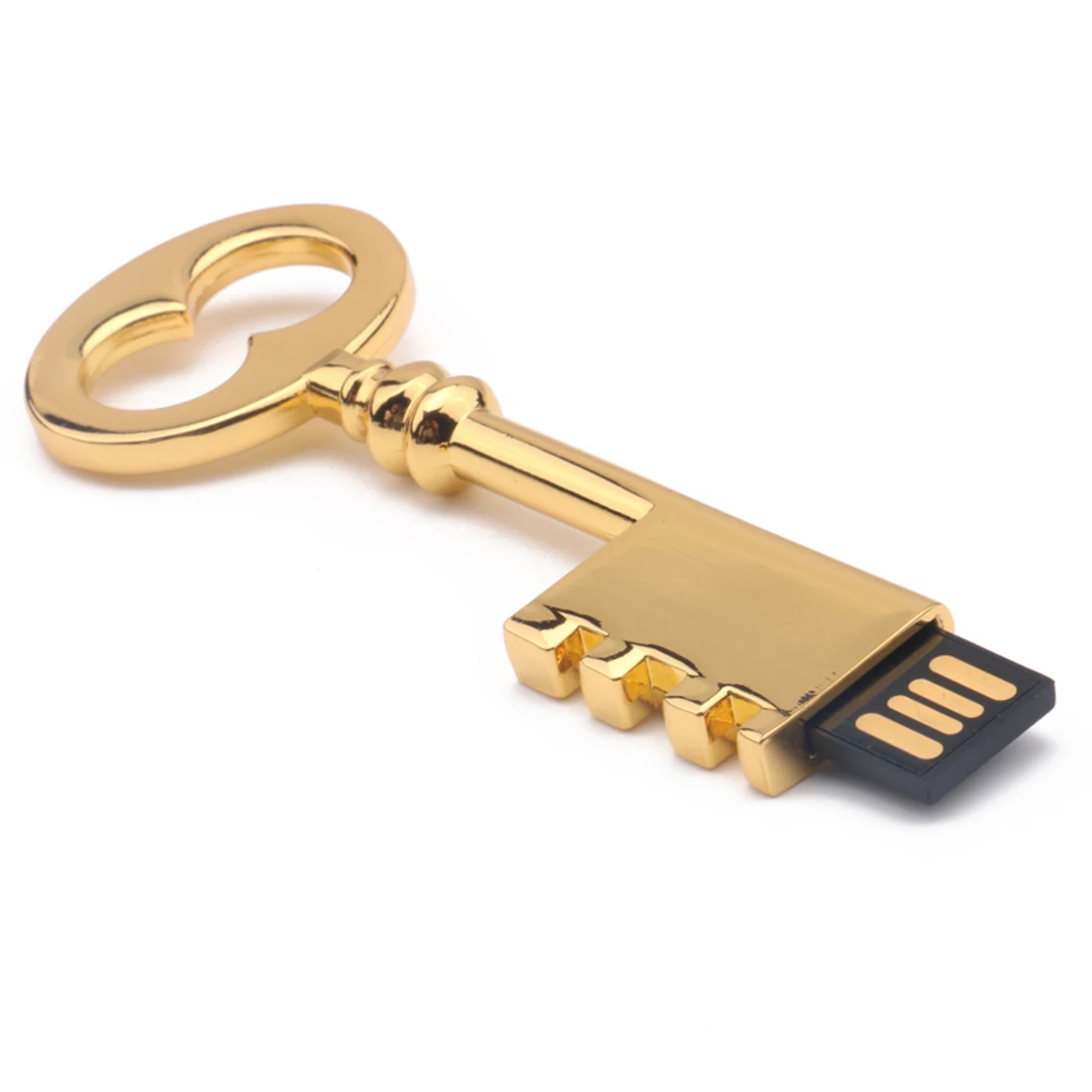 Мини крошечный металлический золотой ключ USB флешка флеш накопитель U диск|USB