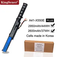 KingSener Корея сотовый A41-X550E Батарея для ASUS X751M X751MA X751L K751L X750JA 450E R752MA R752L X450 X550V X450E 14,4 V 2600 мА-ч