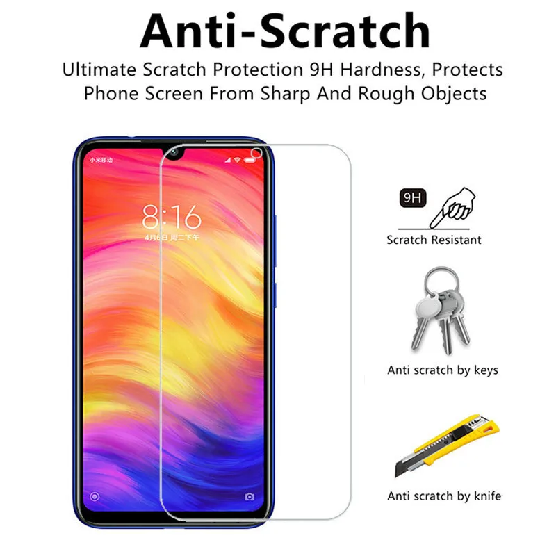 2.5D пленка из стекла для Xiaomi Redmi Y3 защита экрана на Xiomi закаленное стекло 9H защитное