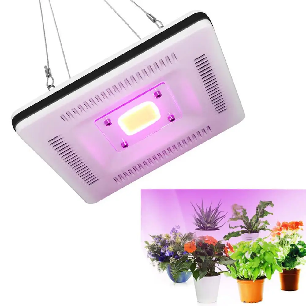 

LED Grow COB Flood light 50W AC 110V 220V IP67 Waterproof Full spectrum 380-780nm For Seeding Plant US/EU Plug Growth Lamp
