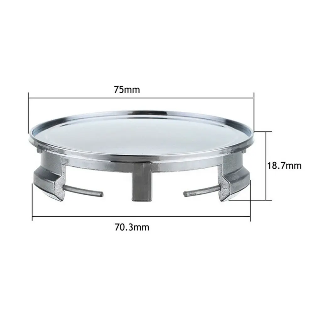 4 шт. 60*58 мм/75*69 мм универсальные автомобильные грузовые колеса шины диски колеса центр ступицы крышки ABS декоративные для Benz