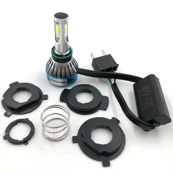 Darkaway Ac Dc H4 Led Motorcycle Headlight Bulb Hs1 Bad H6 Ph7 Ph8 4000lm 40w Hi Lo Conversion Kit 6500k Motor Bike Headlamp Buy At The Price Of 17 09 In Aliexpress Com
