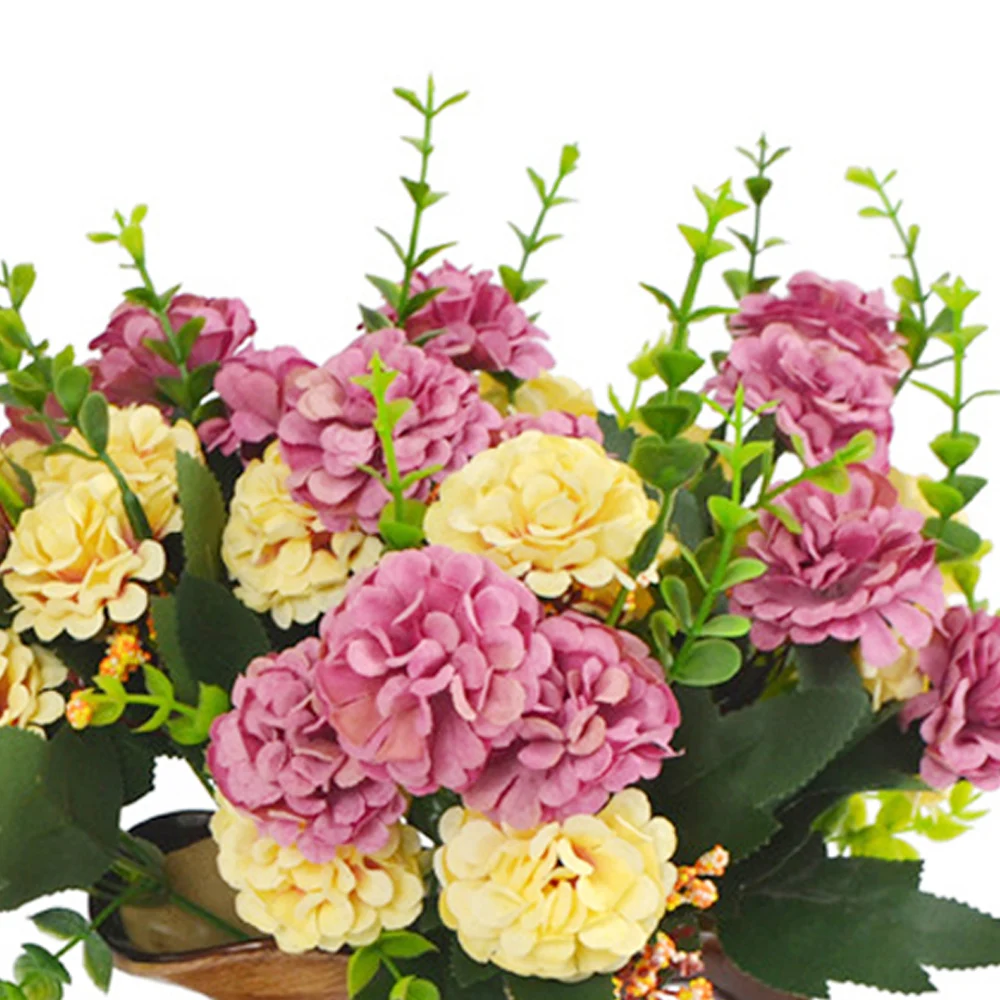

Beautiful Artificial Flowers Artificial Phoenix Ball Bouquet Pastoral Style Silk Flowers Wedding Party Garden Home Decoration