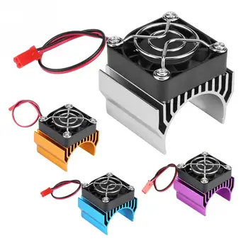 

Hot Sale Heat Sink With Cooling Fan for 1/10 Scale Electric RC Car 540 / 550 / 3650 Motor Buggy Crawler Kit For RC model car