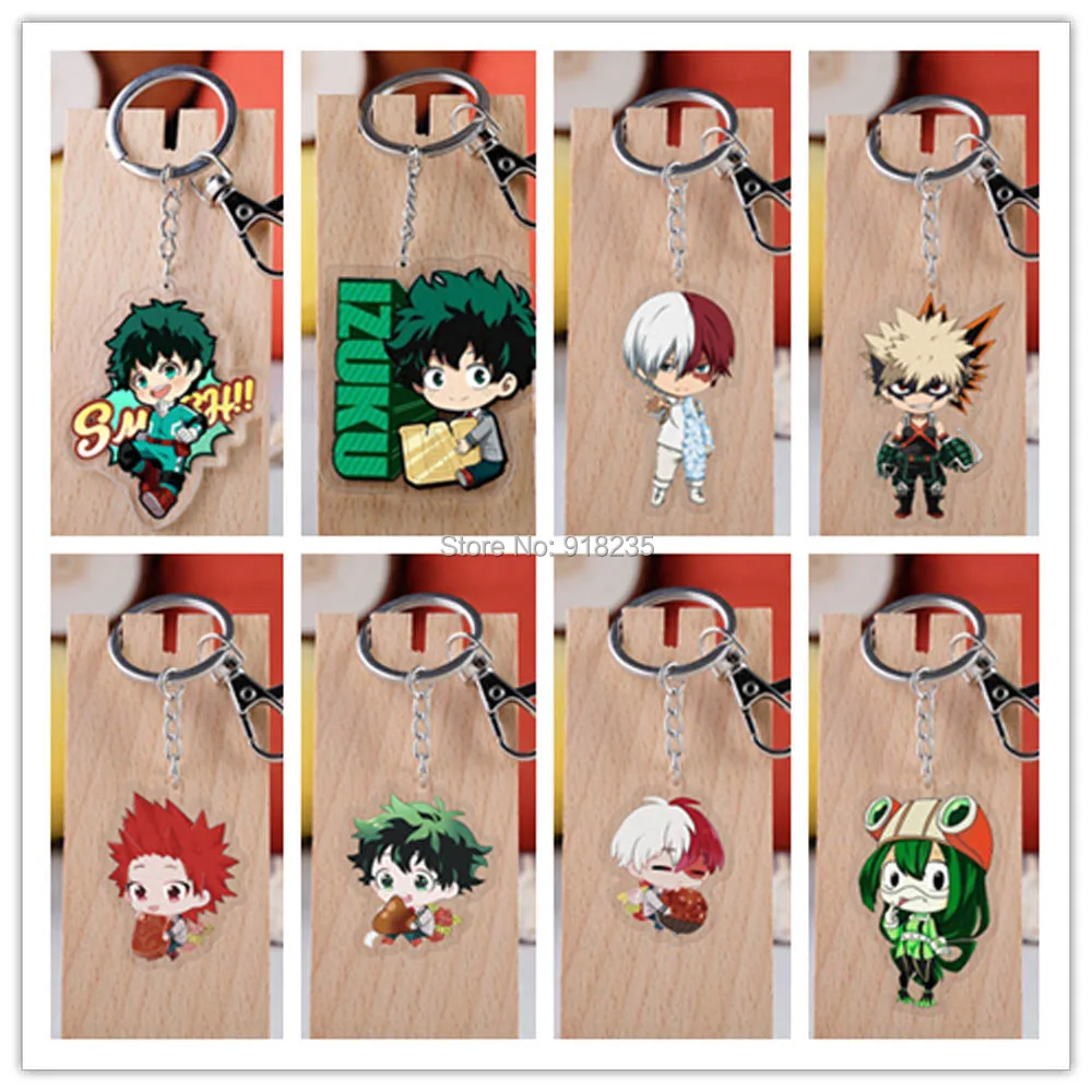 

My Hero Academia Midoriya Lzuku Bakugou Katsuki Todoroki Shoto Acrylic Pendant Keychain SYTJ