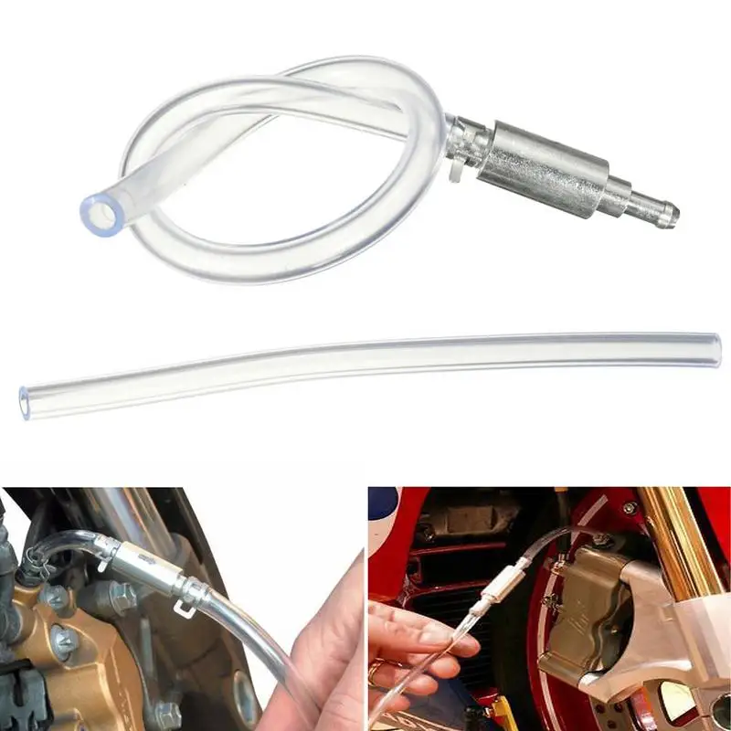 

1 Pcs Motorcycle Car Clutch Brake Bleeder Hose One Way Valve Tube Bleeding Tools KitTire Inflator Compressor Valve Car Tyre Infl