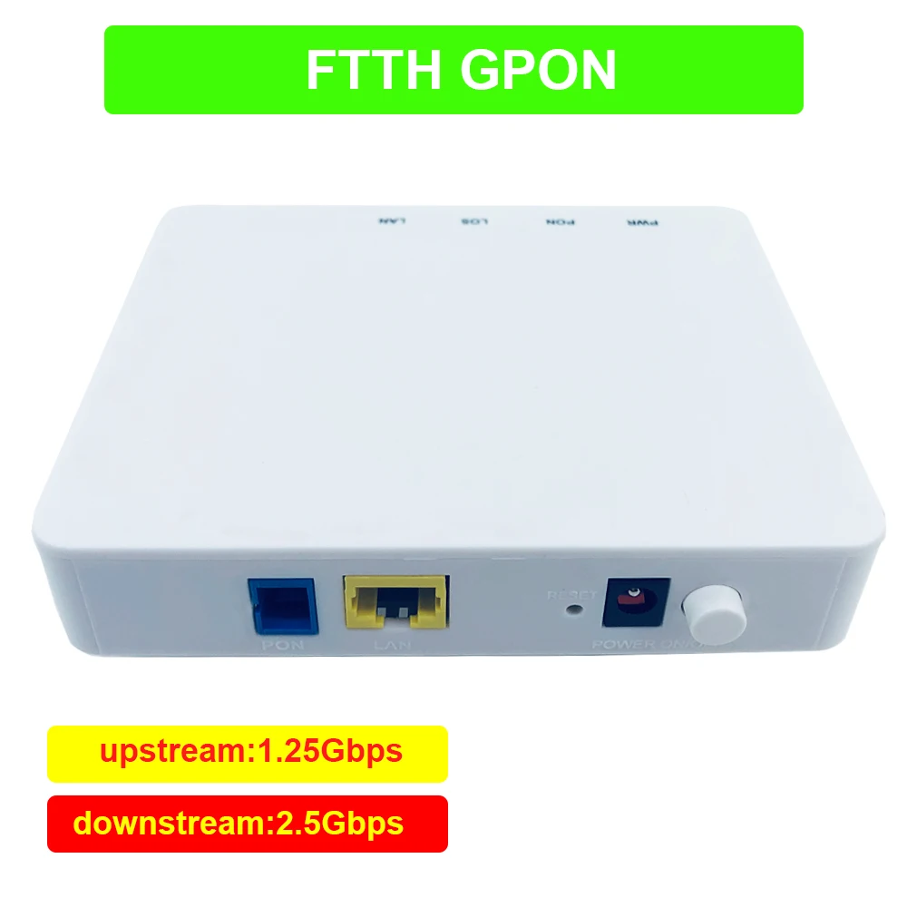 1 шт. GPON ONU FTTO 1GE порт FTTH ONT один LAN OLT 25 г Gpon набор микросхем для ZTE Fiber to home