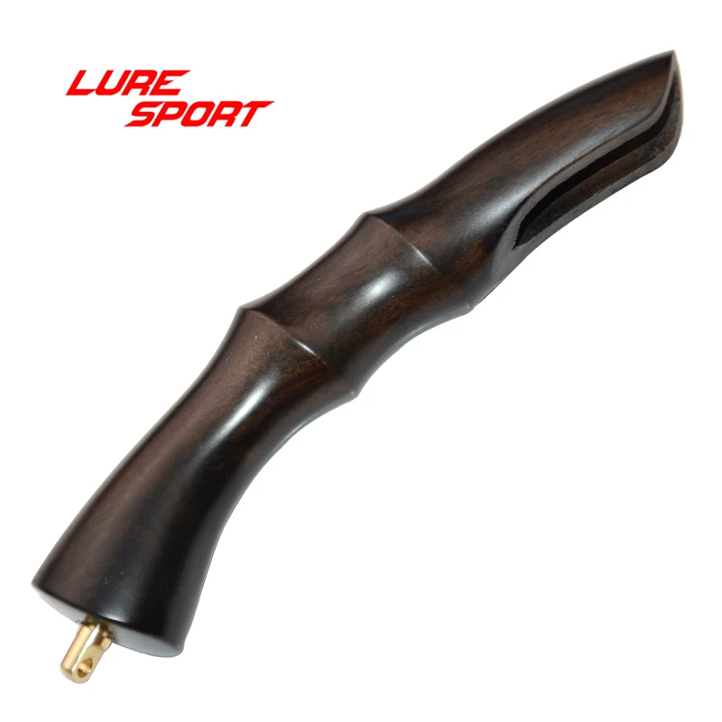 Ручка из черной древесины LureSport 17 см для катушки FUJI VSS рукоятка в форме пальца