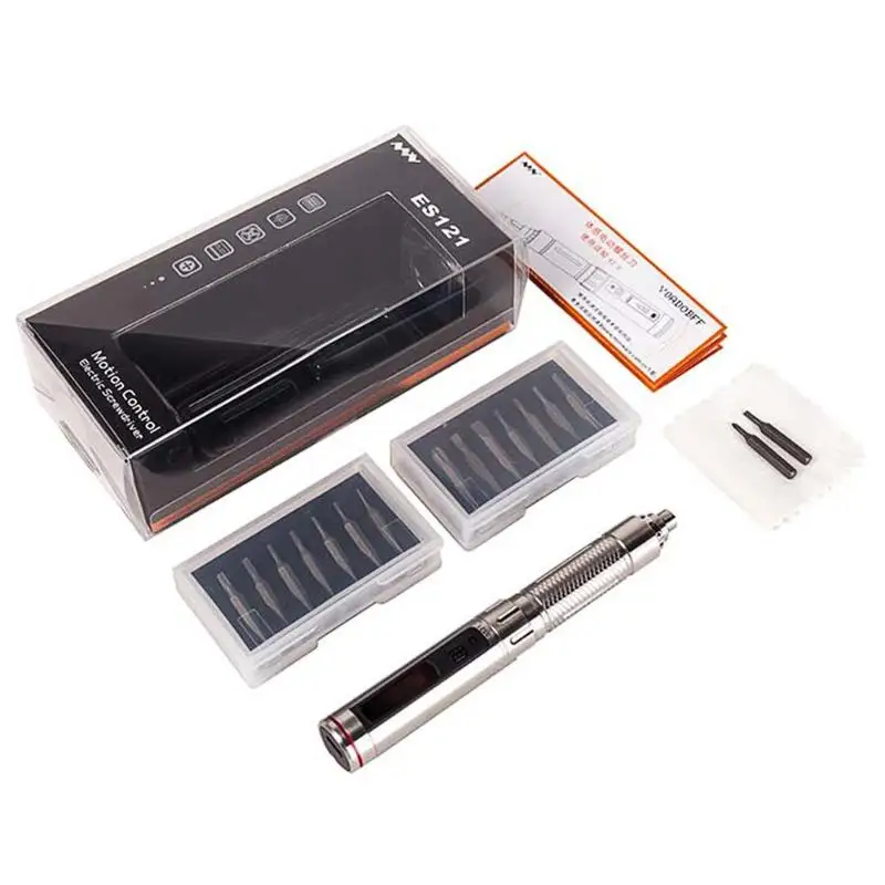 

Mini Precision Electric Screwdriver 5 Modes Smart Motion Control Power Screwdriver Bit Set