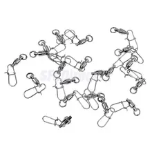 20 шт рыболовные Вертлюги застёжка линии РАЗЪЕМЫ 1#/3#/6# Прочный Контейнер поворотные кольца кнопки рыболовные Вертлюги