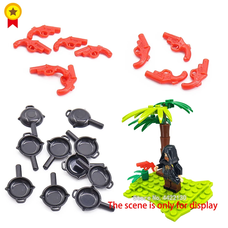 

ww2 field Building Blocks Help Signal gun PUBGPan DIY military force Figures Mini Weapon toy gift Compatible legoINGlys Lepin
