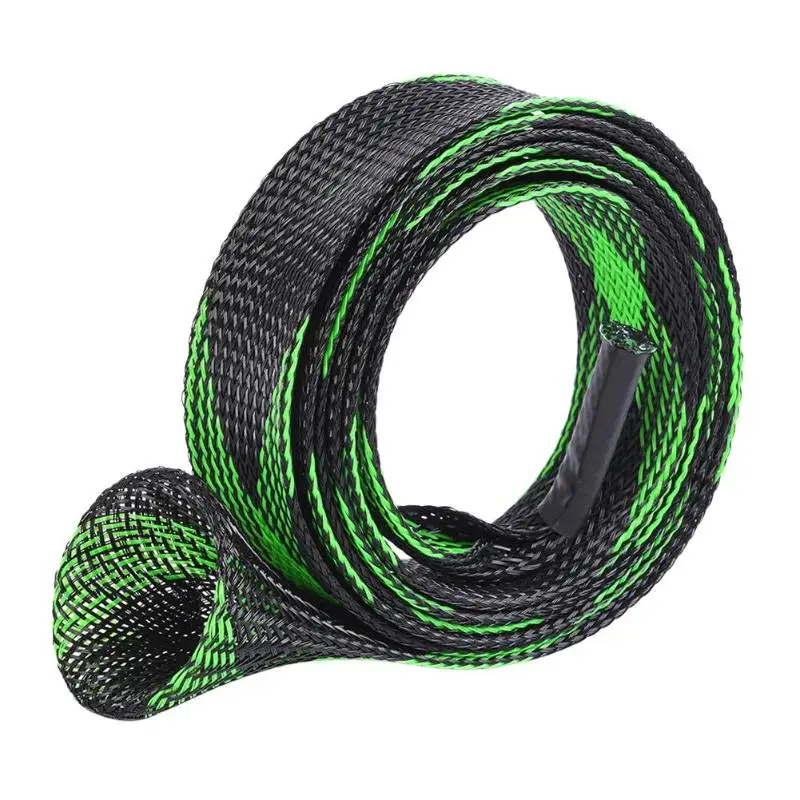 

2018 New 170cm Expandable Braided Mesh Pole Sleeve Glove Protector Fishing Rod Cover Fishing Tools