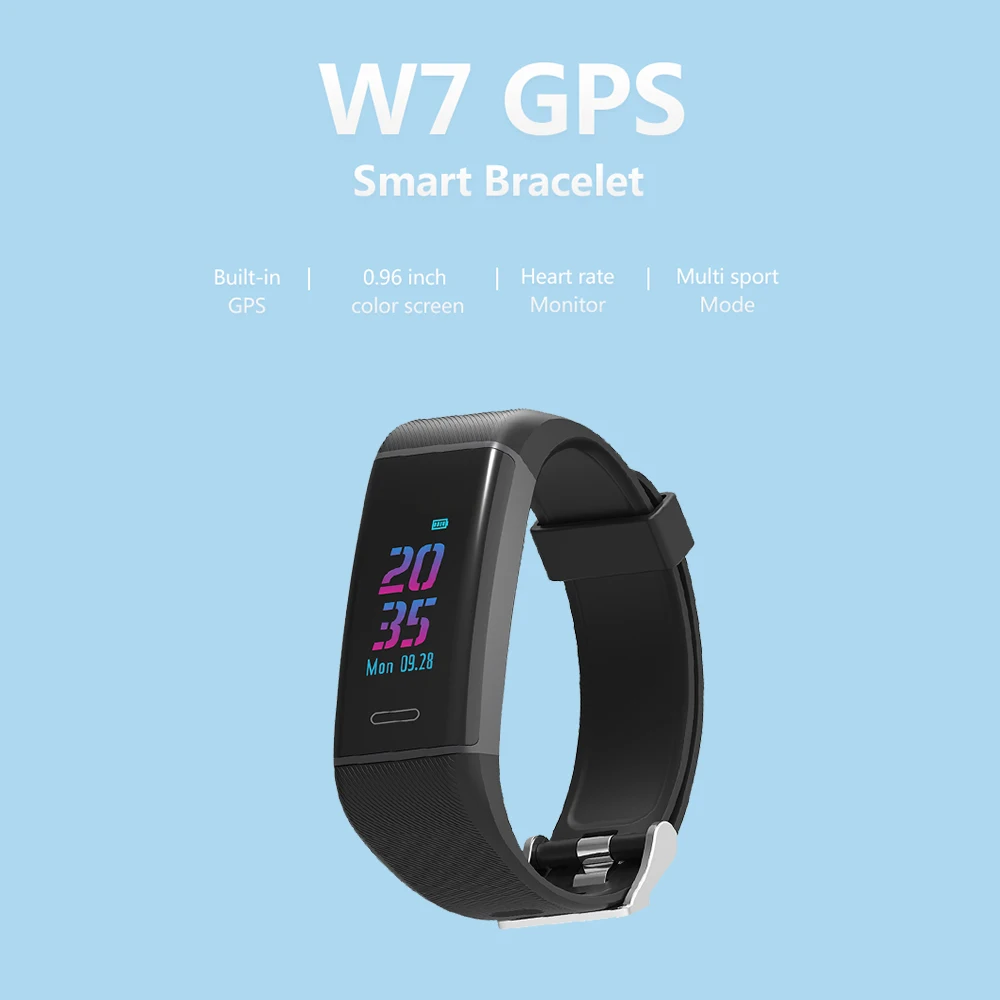 

Elephone W7 Smart Wristband Sleep Heart Rate Monitor Fitness Tracker Smart Band for IOS/Android Sport Smart Bracelet pk Miband