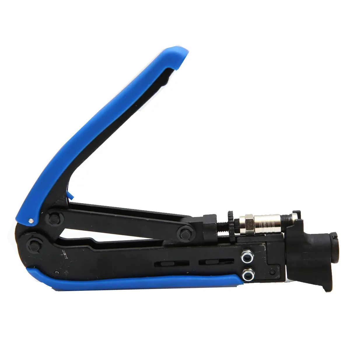 Hot Sale Coax Cable Crimper Kit, Compression Tool Coax Cable Crimper Kit, Adjustable Rg6 Rg59 Rg11 75-5 75-7 Coaxial Cable Str