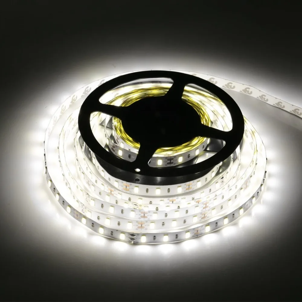 

LED Strip Light 5630 DC12V 5M 300led 6W/M Flexible 5730 Bar Light High Brightness Non-Waterproof Indoor Home Decoration