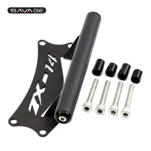 Расширение руль для Kawasaki ZX-14R ниндзя ZZR1400 2012- Аксессуары для мотоциклов телефона держатель навигации кронштейн ZX14R