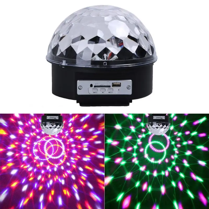 

Remote Control USB Bluetooth MP3 LED Stage Light Magic Ball Lighting Lamp for Disco Ktv Pub Home Party Decoration Effect Lamps