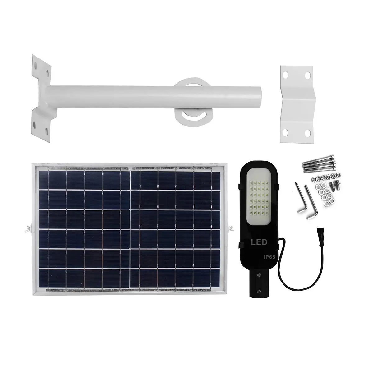 

1200lm Super Bright LED Solar Light Lamps 15W 30leds Sensor Waterproof Street Road Lamp for Outdoor Garden Pathway High Quality