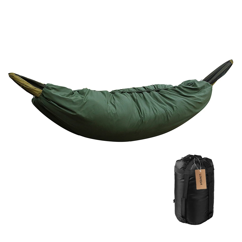 

Lixada Lightweight Outdoor Hammock Underquilt Multifunctional Camping Quilt Packable Full Length under Blanket Sleeping Bag