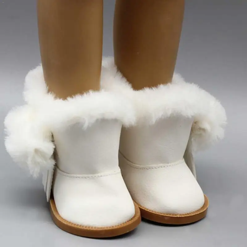 

Girl American Doll Toy Boots Plush Velvet 18-Inch Doll Boots For American Doll Accessories Shoes Supplies