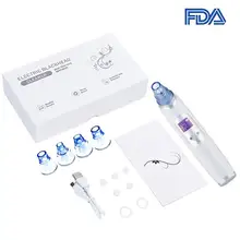 Электрический средство от черных точек акне удаления очиститель пор морщин бытовой лицо небольшой пузырь горячая холодная Красота инструмент для кожи уход