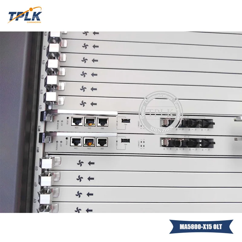Волоконно оптическое оборудование новый бренд Хуа Вэй MA5800 X15 Gpon Epon OLT с 2 * MPLA
