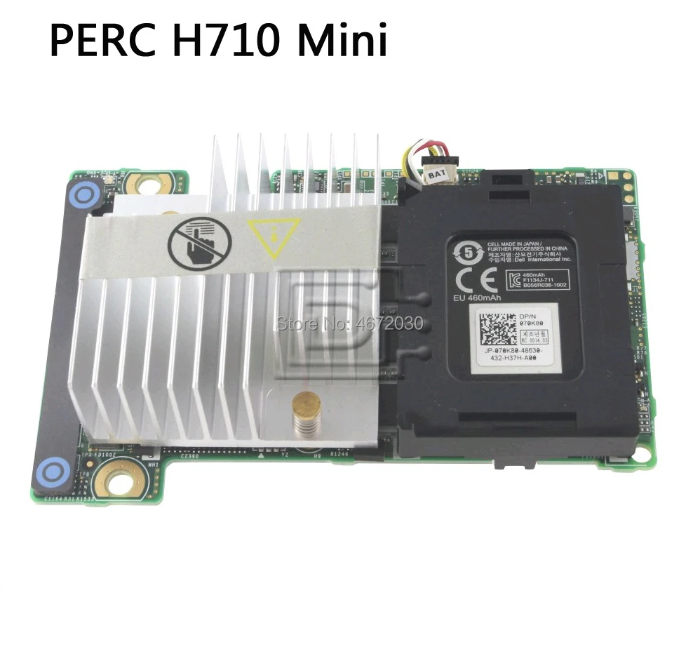 

PERC H710 512MB Blade Mini Mono 6Gb/s SAS SATA Raid Controller