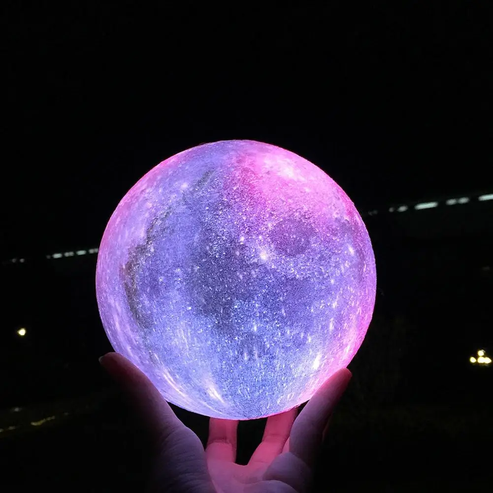 

LanLan LED 3D Printing Milky Way Pattern Night Light for Room Office Decaration