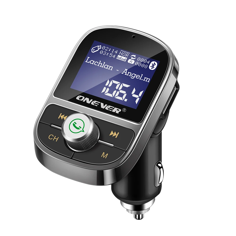 

FM Transmitter Wireless Bluetooth Hands-free Car Kit FM Modulator Audio Car Mp3 Player 3.1A USB Charger Support TF Card U