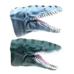 Животное Динозавр ручной кукольный мягкий тираннозавр головы Модель Кукла-перчатка игрушка