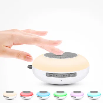 

Portable X1 3W Metal Wireless Bluetooth Speakers Outdoor IPX5 Waterproof Sound Box LED Colorful Night Lamp With Touch Control