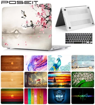 

Laptop Hard Shell Case Keyboard Cover LCD Film For 11 12 13 15" Apple Macbook Air Pro Release 2018 A1989 A1990 A1706 A1466 ZH