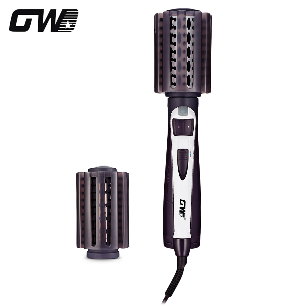 

GW - 6508 220V Electric Hair Curling Irons Hair Styling Tool Dryer Curler Electric 2 in 1 Rotating Hot Brush